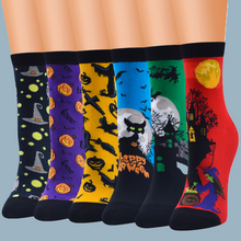 Load image into Gallery viewer, Halloween Style Socks (6 Pairs)