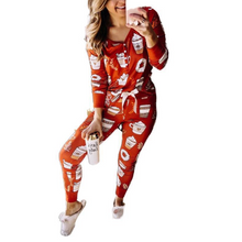 Load image into Gallery viewer, Monogram Happy Fall Pajama Set