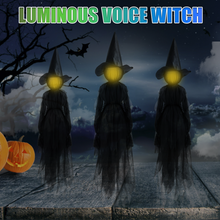 Load image into Gallery viewer, Halloween Witch Light Decoration