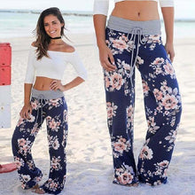 Load image into Gallery viewer, Pantalones Florales Holgados de Mujer, - Tejido Ligero