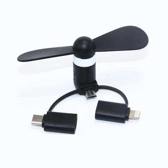 Portable Mini Cooling Fan For Android, IOS&Type C