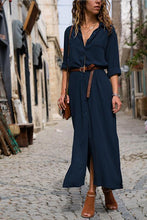 Load image into Gallery viewer, New Fashionable Loose Long Sleeved Maxi Dress