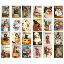 Load image into Gallery viewer, Vintage Halloween Postcard (24 pcs)