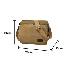 Load image into Gallery viewer, Men&#39;s one-shoulder retro canvas bag