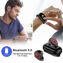 Load image into Gallery viewer, 2 In 1 Smart Watch With Bluetooth Earbuds