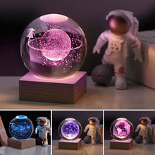 Load image into Gallery viewer, 3D Galaxy Crystal Ball Nightlight Decorlamp