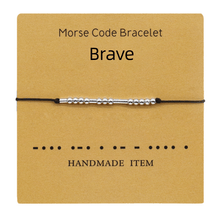 Load image into Gallery viewer, Funny Morse Code Couple Bracelet