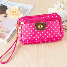 Load image into Gallery viewer, Ladies Coin Multilayer Mini Canvas Bag