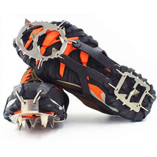 Load image into Gallery viewer, 18 Teeth Stainless Steel Crampons Slip-resistant Shoes Cover