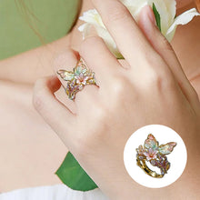 Load image into Gallery viewer, Butterfly Flower Ring