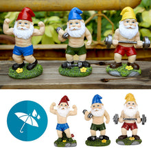 Load image into Gallery viewer, Funny Workout Garden Gnomes Statues