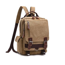 Load image into Gallery viewer, Double Buckle Pocket Zippers Backpack