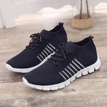 Load image into Gallery viewer, Women Walking Mesh Lace Up Casual Breathable Sneakers