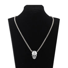 Load image into Gallery viewer, Halloween Punk Gothic Skull Head Pendant Necklace