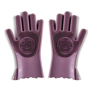 Multi-functional Silicone Decontamination Non-stick Oil Cleaning Gloves (1 pair)