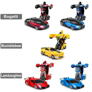 Remote Control Transforming Robot Car