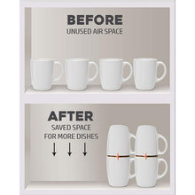 Load image into Gallery viewer, Coffee Mug Organizers and Storage, (6pk)