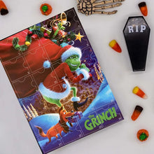 Load image into Gallery viewer, Green monster Christmas calendar