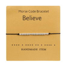 Load image into Gallery viewer, Funny Morse Code Couple Bracelet