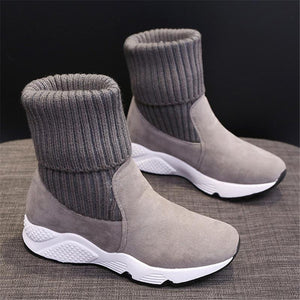 Women's Wool Platform Boots