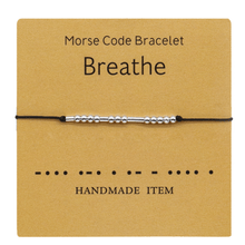 Load image into Gallery viewer, Funny Morse Code Couple Bracelet