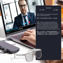 Load image into Gallery viewer, Smart simultaneous interpretation glasses and headphones