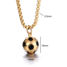 Load image into Gallery viewer, Creative Football Necklace