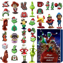 Load image into Gallery viewer, Green monster Christmas calendar