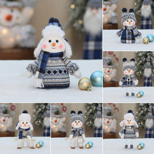 Load image into Gallery viewer, Christmas Blue New Fabric Doll