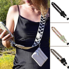 Load image into Gallery viewer, Phone Strap with Zippered Pouch