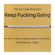 Load image into Gallery viewer, Funny Morse Code Couple Bracelet