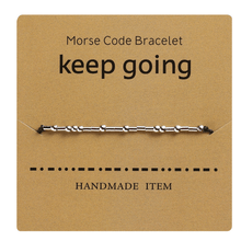 Load image into Gallery viewer, Funny Morse Code Couple Bracelet