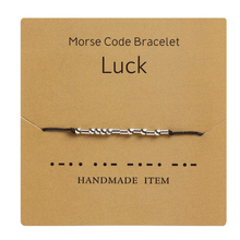 Load image into Gallery viewer, Funny Morse Code Couple Bracelet