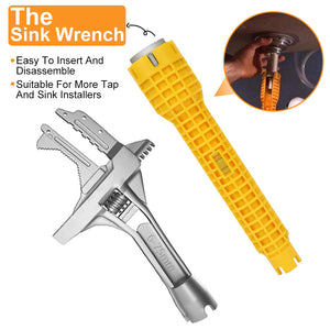 Multifunctional Bathroom Wrench Tool