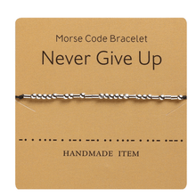 Load image into Gallery viewer, Funny Morse Code Couple Bracelet