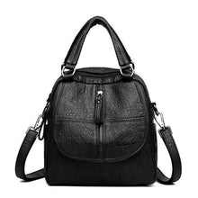 Load image into Gallery viewer, Fashion Leather Multipurpose Backpack Shoulder Handbag