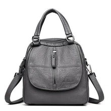 Load image into Gallery viewer, Fashion Leather Multipurpose Backpack Shoulder Handbag