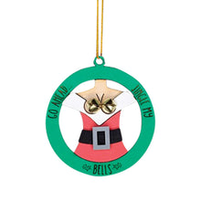 Load image into Gallery viewer, Santa Claus Bell Pendant