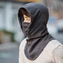 Load image into Gallery viewer, Hooded Face Mask with Neck Warmer for Cycling