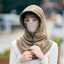 Load image into Gallery viewer, Hooded Face Mask with Neck Warmer for Cycling