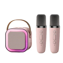 Load image into Gallery viewer, Mini Karaoke Machine with Wireless Microphones